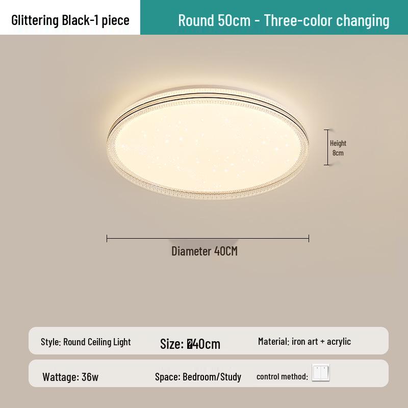 High Brightness Living Room Ceiling Light – Luxury Full Spectrum Eye Protection for Home Decor