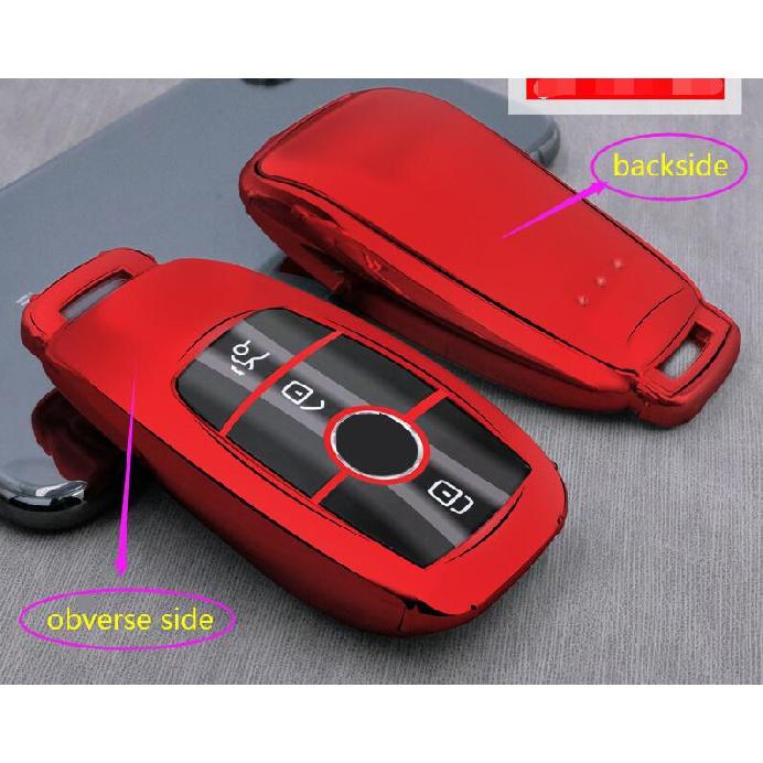 

5 кольорів для Mercedes Benz E Class W213 E200 300 L тощо 2016-20 Аксесуари Ключ запуску автомобіля Задня бічна кришка Оновлення Замінити key case red