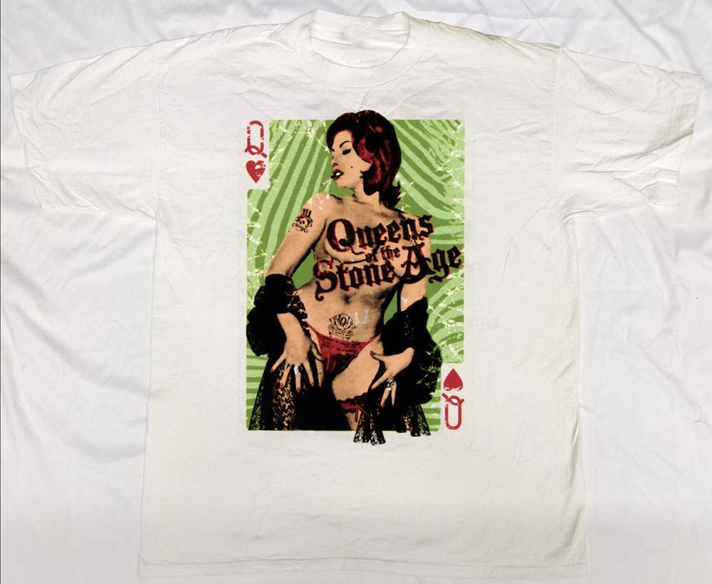 

Queens of the Stone Age Band TShirt Unisex Cotton Tee All Size S234XL Unisex T-Shirt S