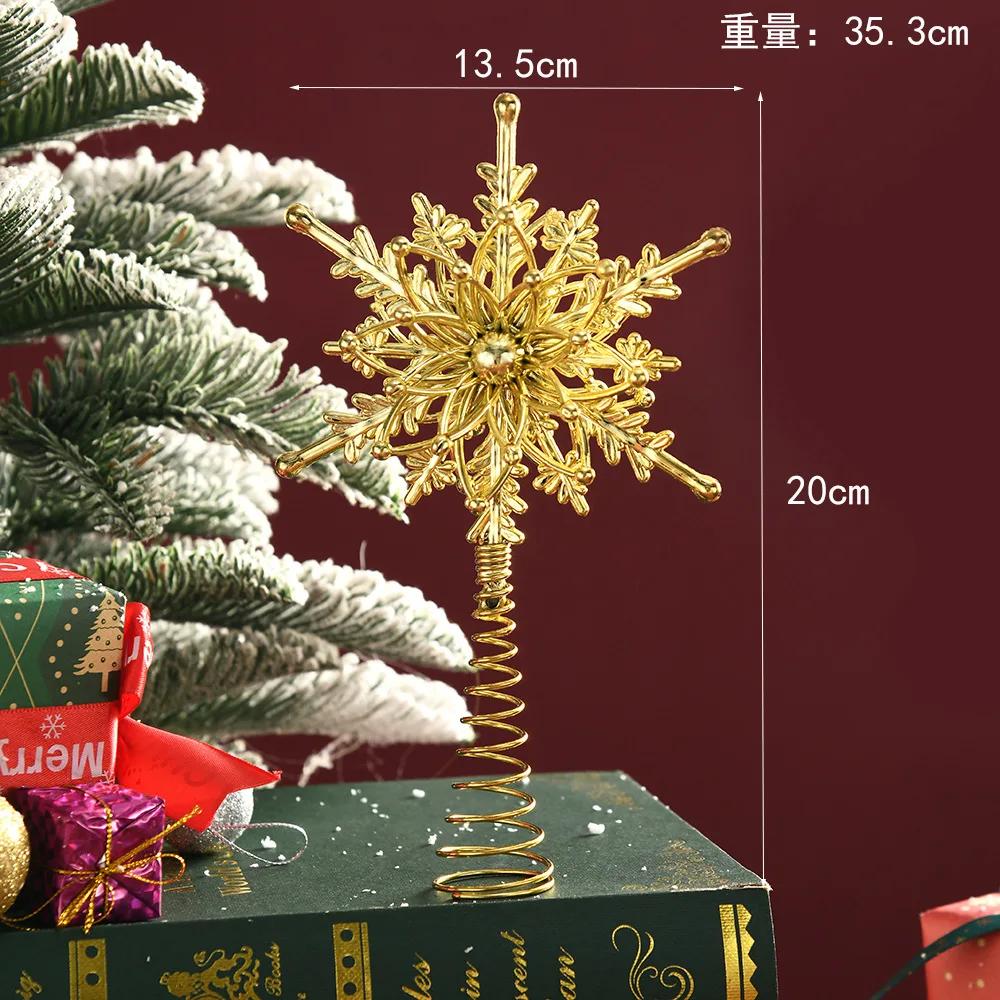 

Gold Glitter Christmas Tree Top Star Christmas Decorations For Home Xmas Tree Ornaments Navidad New Year 2025 Natal Noel