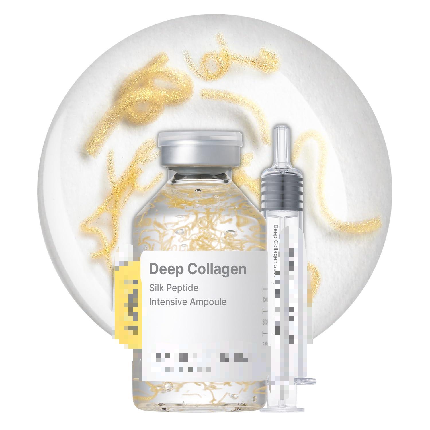 Hlboké kolagénové peptidové hodvábne pleťové sérum 40ml beige