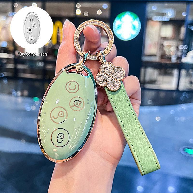 Compatible Key Case for BYD Models: Dolphin, Han, Qin Plus DMi, Song Pro, Yuan, Tang, Seagull EV, Destroyer 05, Seal 06