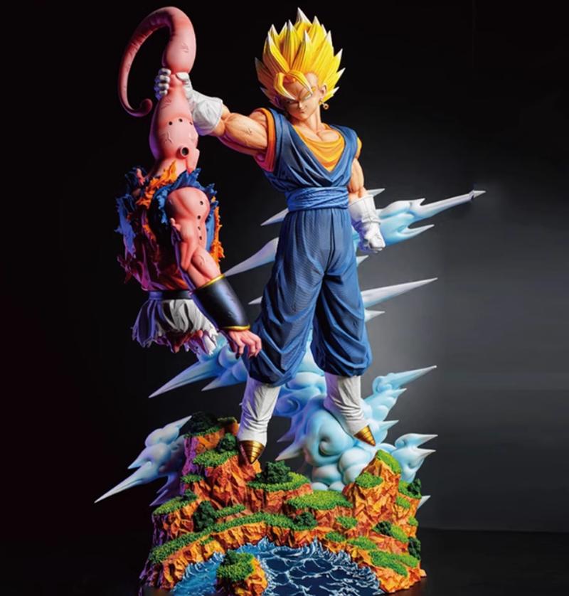 33cm Cs Vegetto Vs Buu Model Dragon Ball  Action Figure Super Saiyan Pvc Statue Doll Collection Desktop Ornament Kids Toys Gifts