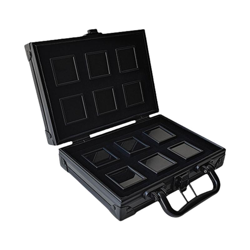 Secure Aluminum Jewelry Case With Lock and Soft Cushioning for Safe Storage and Easy Access Gemstones Organization
