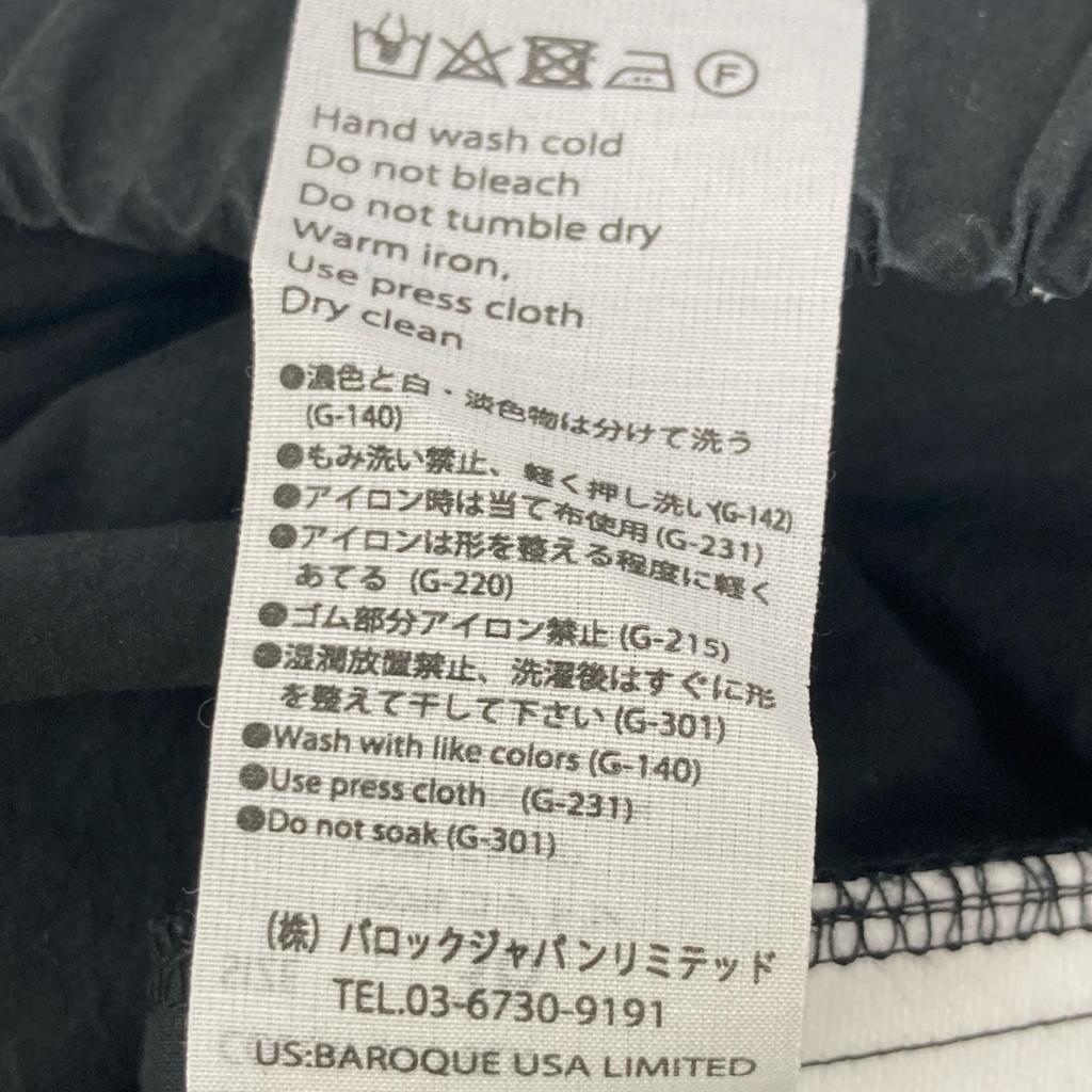 ENFOLD [Made in 2011] 300GS231-1710 EGG PANTS Bottoms 36 blackUsed