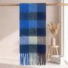 | Imitation mohair plaid scarf | Autumn and winter warm AC grid | Support LOGO customization