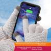 Winter Touchscreen Cycling Gloves - Women's Wool, Plus Velvet, Pineapple Pattern, Thick Cotton, Warm & Cold-Proof for Men & Women
