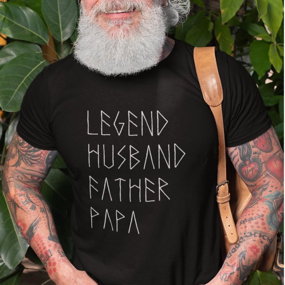 26 Personalised Legend Shirt, Pagan Text, Husband Father Papa Grandad T-Shirt, Unisex T-Shirt XXXXL