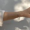 THE BORING manly curb chain gold bracelet