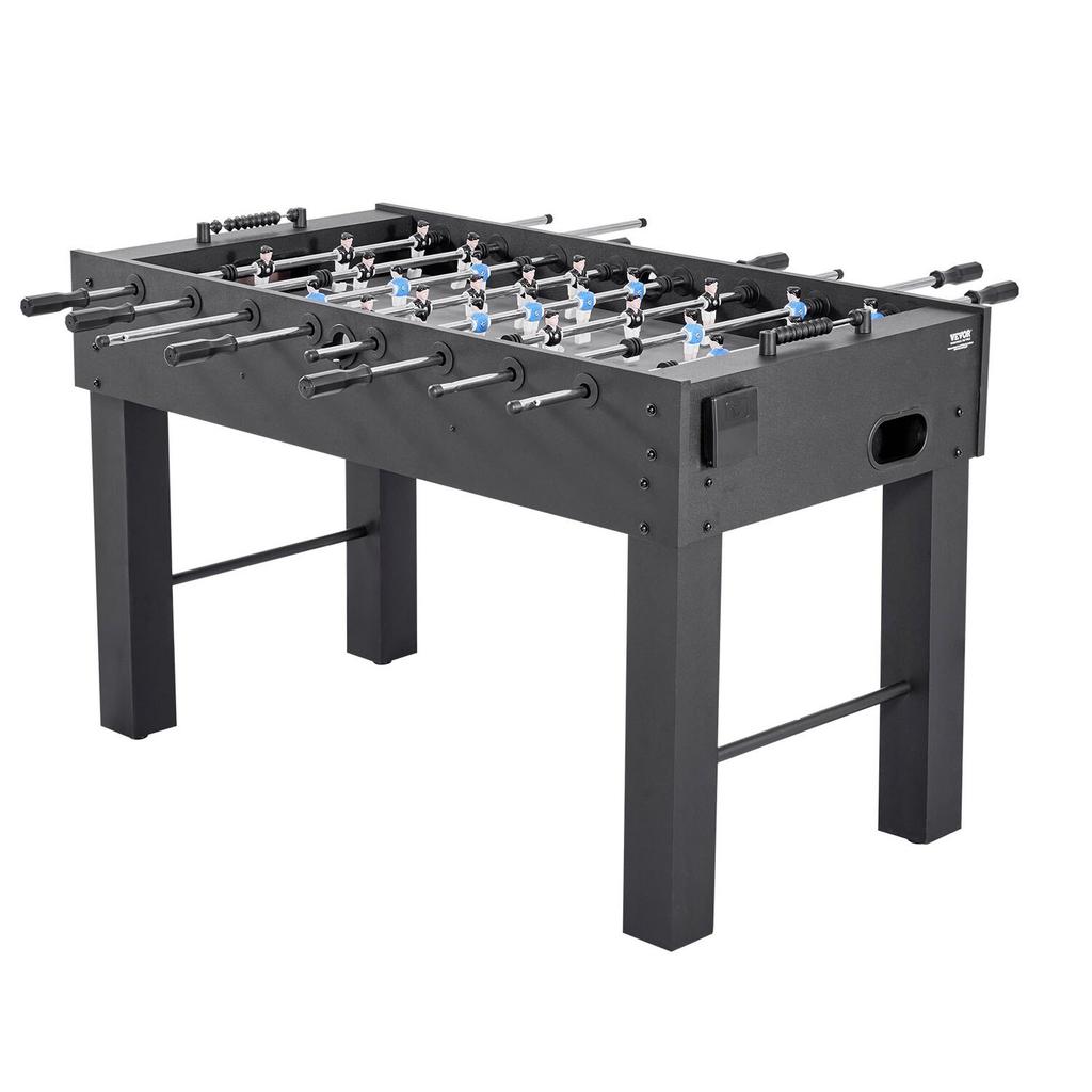 Foosball Table, 137 cm Standard Size Table, Indoor Full Size Foosball Tables for Home, Family, and Game Room, Durable Soccer Set, Includes 4 Balls,