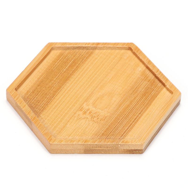 14 Style Round Square Flower Pots Planter Bamboo Tray Wood Gardening Supply Holder Home Decor Anti-Fade Simple Elegant Design