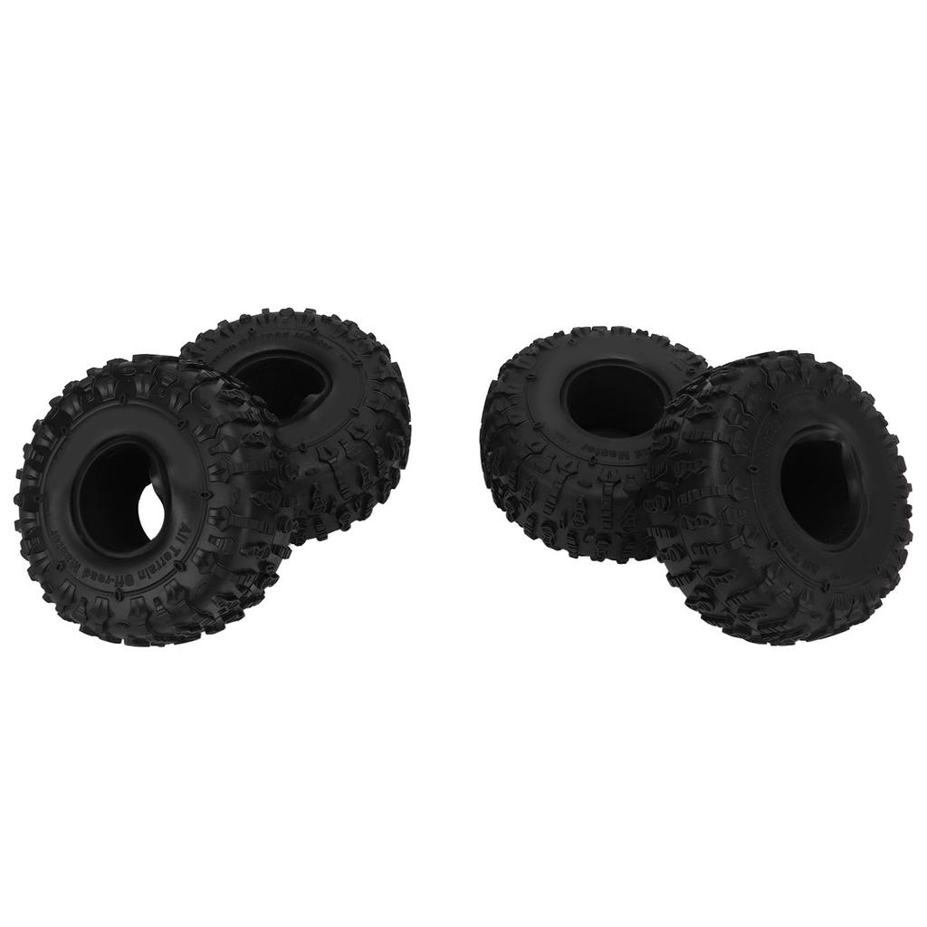 4pcs RC Rubber Tires 1.9 Inch Large Grip Universal RC Car Wheels for Axial Scx10 D90 Crawler