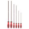 Extended Hex Screwdriver Set: Extra Long, Hardened, Flat Head 2.5-6mm, 6-Point