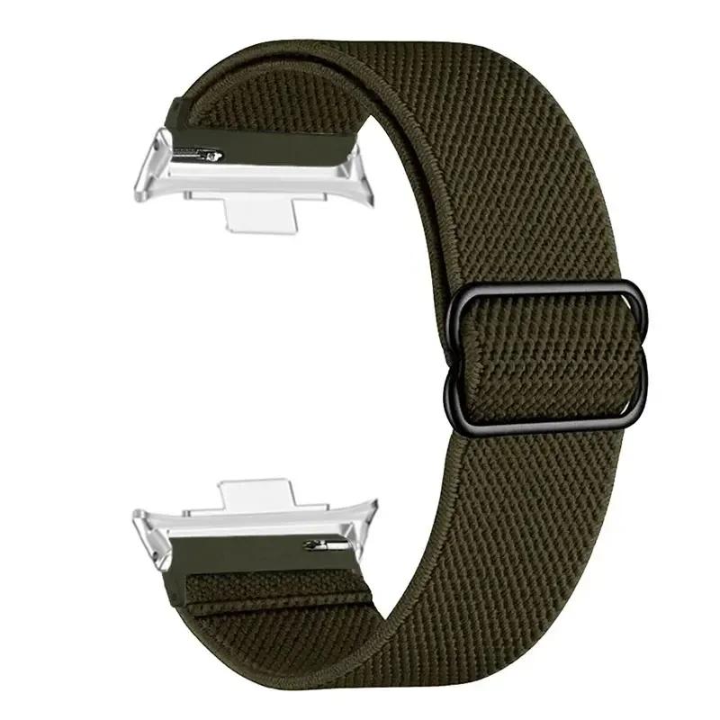 Elastic Nylon Strap For Huawei Watch Fit 4/4 Pro Replacement Women Men Sport Solo Braided Watch Band Loop Watch Fit 3 Bracelet
