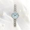 Fieldwork Women's Analog Watch with Metal Band, Nickel-Free, Silver and Blue, NF Riche JN023-2