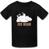 Hera-Boom Boys And Girls We Bare Bears Ice Bear T-shirts Black