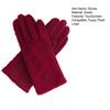 Guantes de Invierno de Ante para Mujer Guantes Cálidos y Suaves con Pantalla Táctil Color Sólido a Prueba de Viento Guantes con Forro de Felpa para Conducir, Desplazarse, Comprar