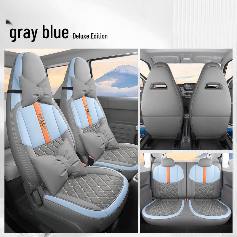 Panda MINI Universal Breathable Car Seat Cover – Cute, Wear-Resistant, Perforated, Four-Season Compatible