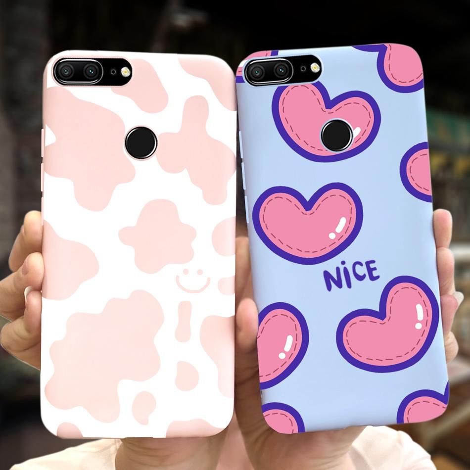 Cute Cartoon Phone Case For Honor 9 Lite LLD-L21 Candy Color Soft Silicone Back Cover For Honor 9 STF-L09 Funda Honor9 9Lite