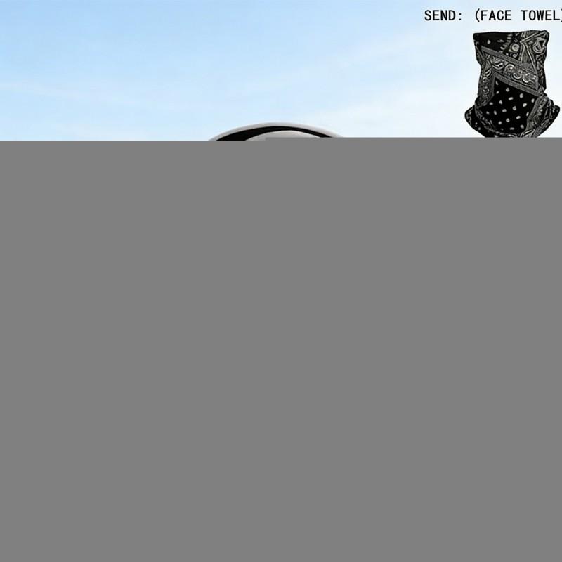 Mens Retro Motorcycle Half Helmet With Chin Strap ABS Shell 3C Certified Street Riding Daily Commute Medium