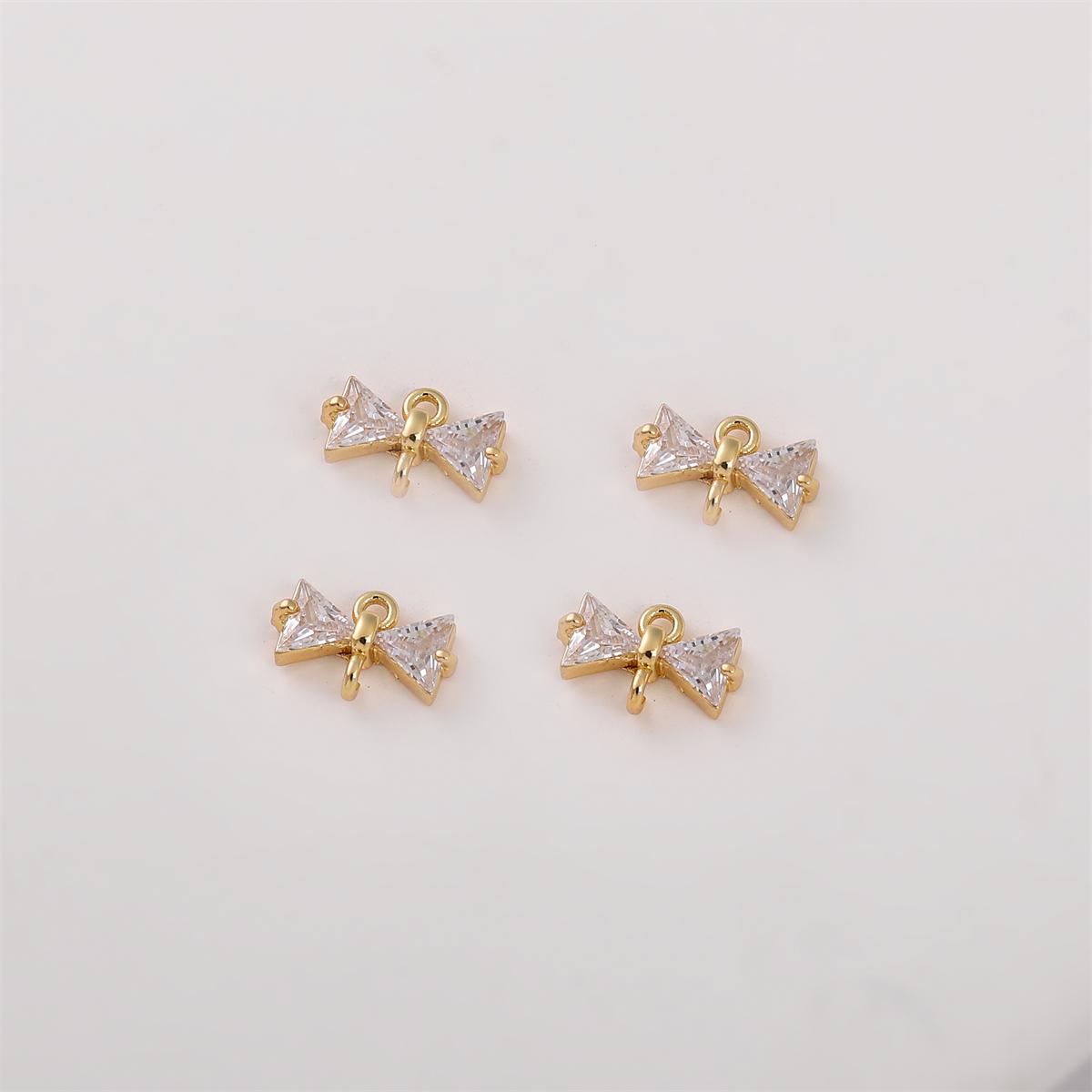 

12 мм медная подвеска в форме галстука-бабочки для изготовления ювелирных изделий DIY браслет ожерелье серьги 8*12mm