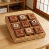 Classic Tic Tac Toe Strategic Board Game Night Family Party Travel Fun Wooden Educatinal Toys Kids & Adults Logic Challenges