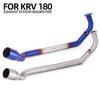 Kymco KRV180 Front Section Exhaust for Motorcycle Modification