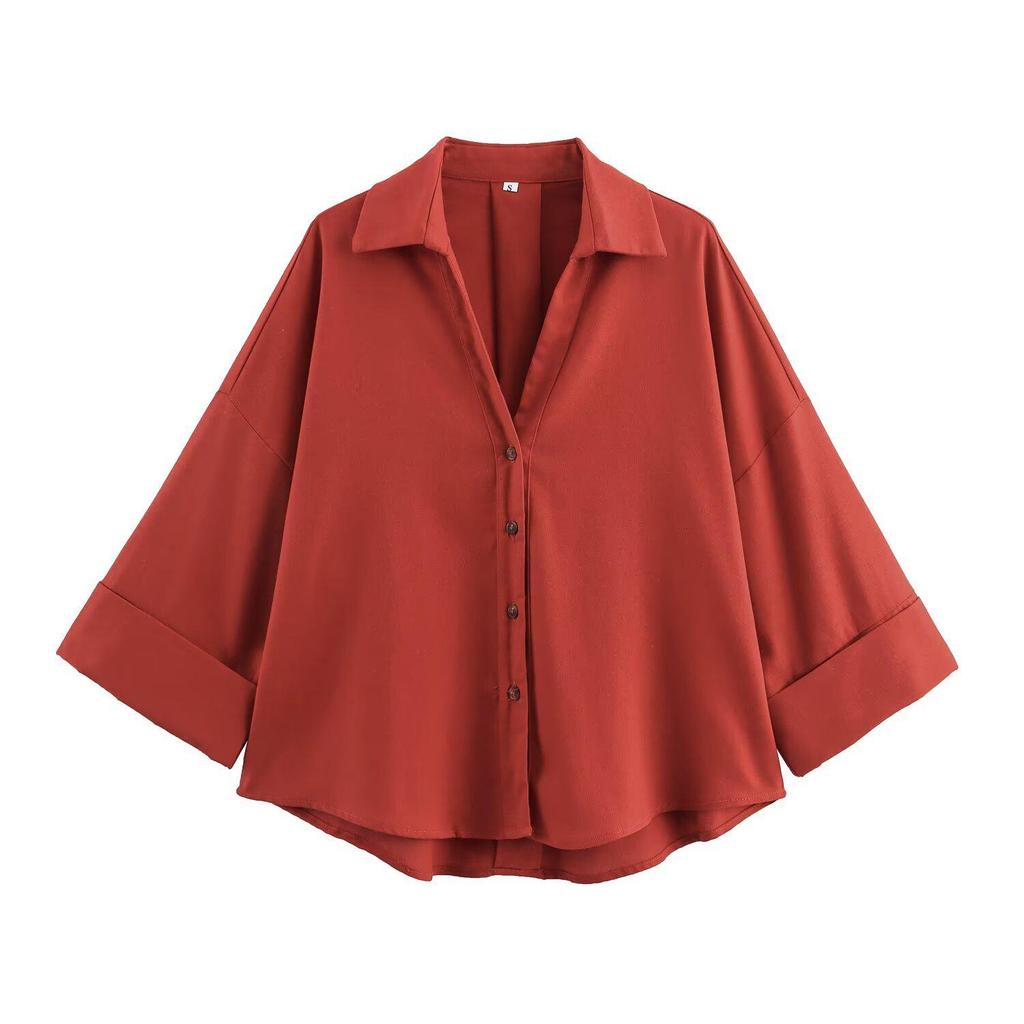 Summer 2025 Women's Slimming Linen Striped Long-Sleeve Shirt