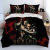 3D SekiroShadows Die Twice Game Comforter Bedding Set Printed Duvet Cover Pillowcase Single Double Queen Super King Size Sets