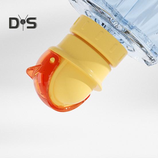 Reusable Water Bottle Lid with Straw Dustproof Cover Anti-Choking Straw Cap Portable Drinking Straw Accessory for Kids