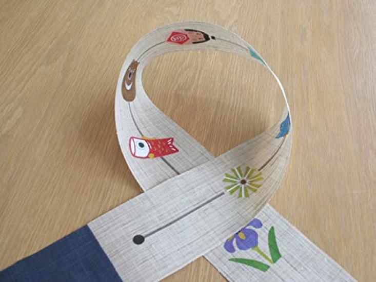 Thin tapestry Festival Japanese Modern Festival Tapestry Linen "Hanging Decoration" Boys'