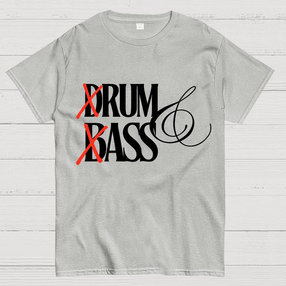 Funny Drum & bass lovers Cotton Summer Casual Cool Loose T-Shirt
