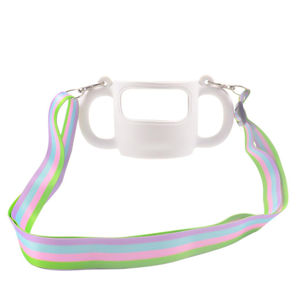 Silicone Tote For 14 Oz Water Bottles, Water Bottle Accessories For Hiking And Camping