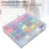 25Pcs Prewound Bobbin Thread Assorted Colors with Storage Case Sewing Machine Accessories