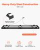 Drag Harrow, 243x50 Cm, Tow-Behind Driveway Grader with Adjustable Width & 50lbs Load Capacity, Heavy Duty Lawn Leveling Rake, Galvanized Steel Gravel