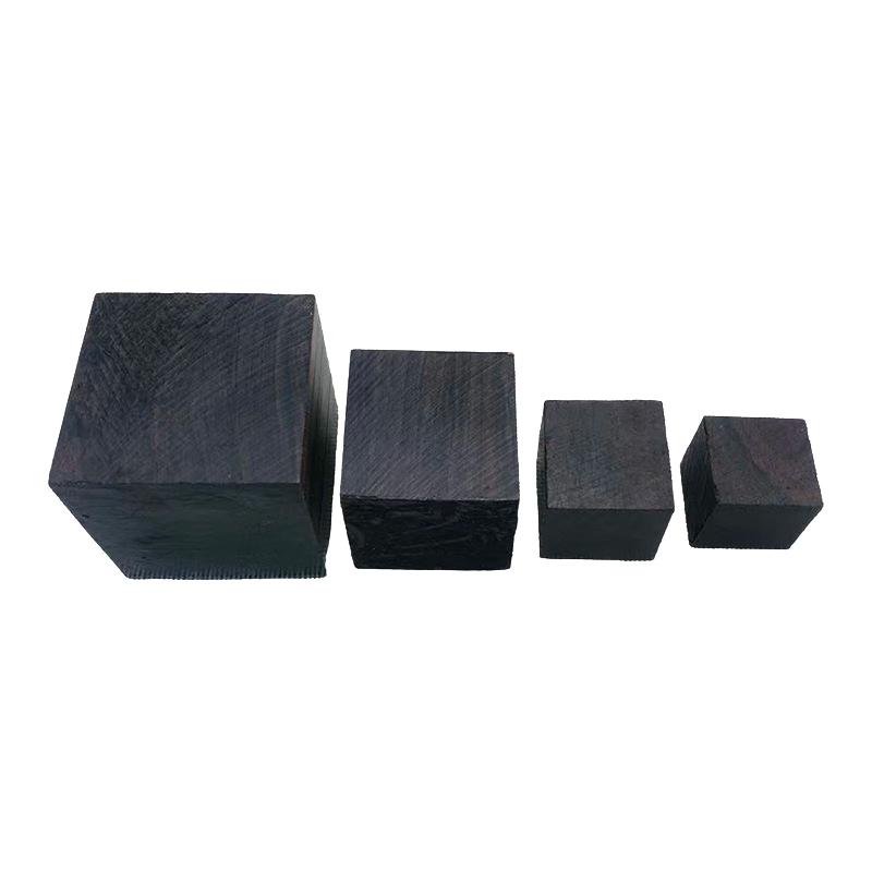 Black Sandalwood Square Blank Unfinished Wood Blocks Non Toxic for DIY Carving Stamp Craft