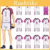 Haikyuu Shiratorizawa Academy Volleybolldräkt Bekväma Sommar Sportkläder