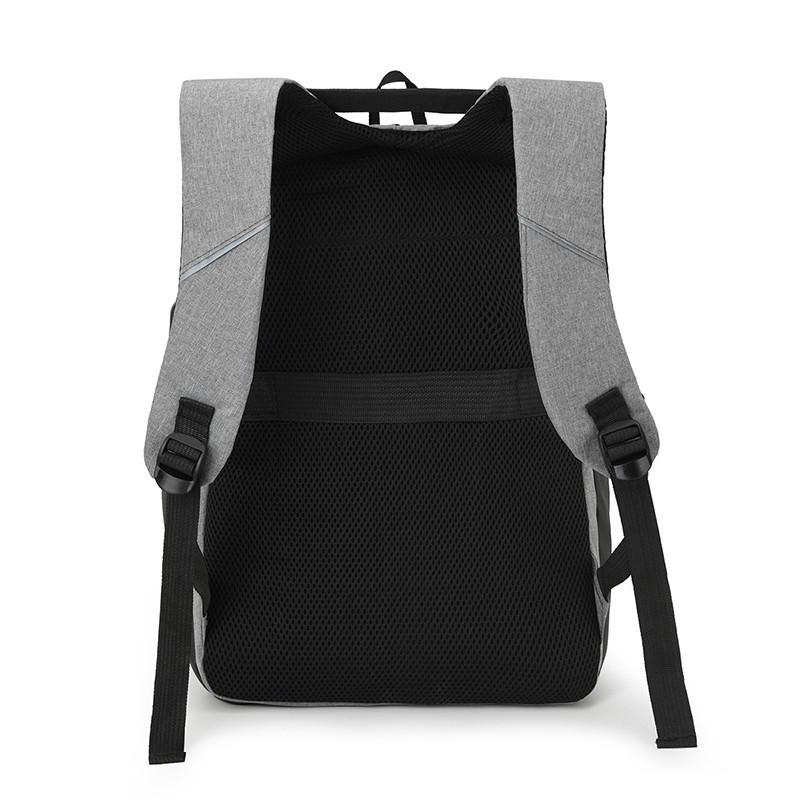 Casual backpack men's high-end sense large-capacity computer backpack simple business trip lightweight student schoolbag