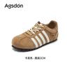 Augustine red German training shoes for women's 2025 autumn new soft-soled comfortable sports and leisure shoes flat-soled with skirts