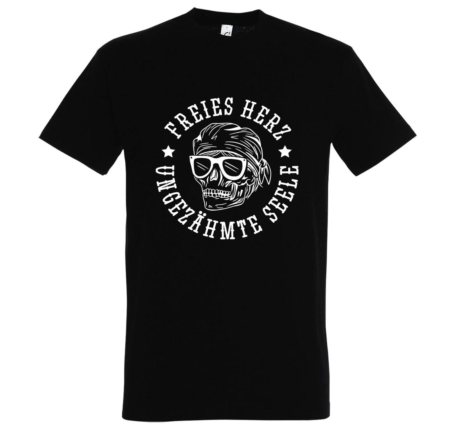 Youth Designz Free Heart Untamed Soul T-Shirt Cool Funny Fun Saying 4XL