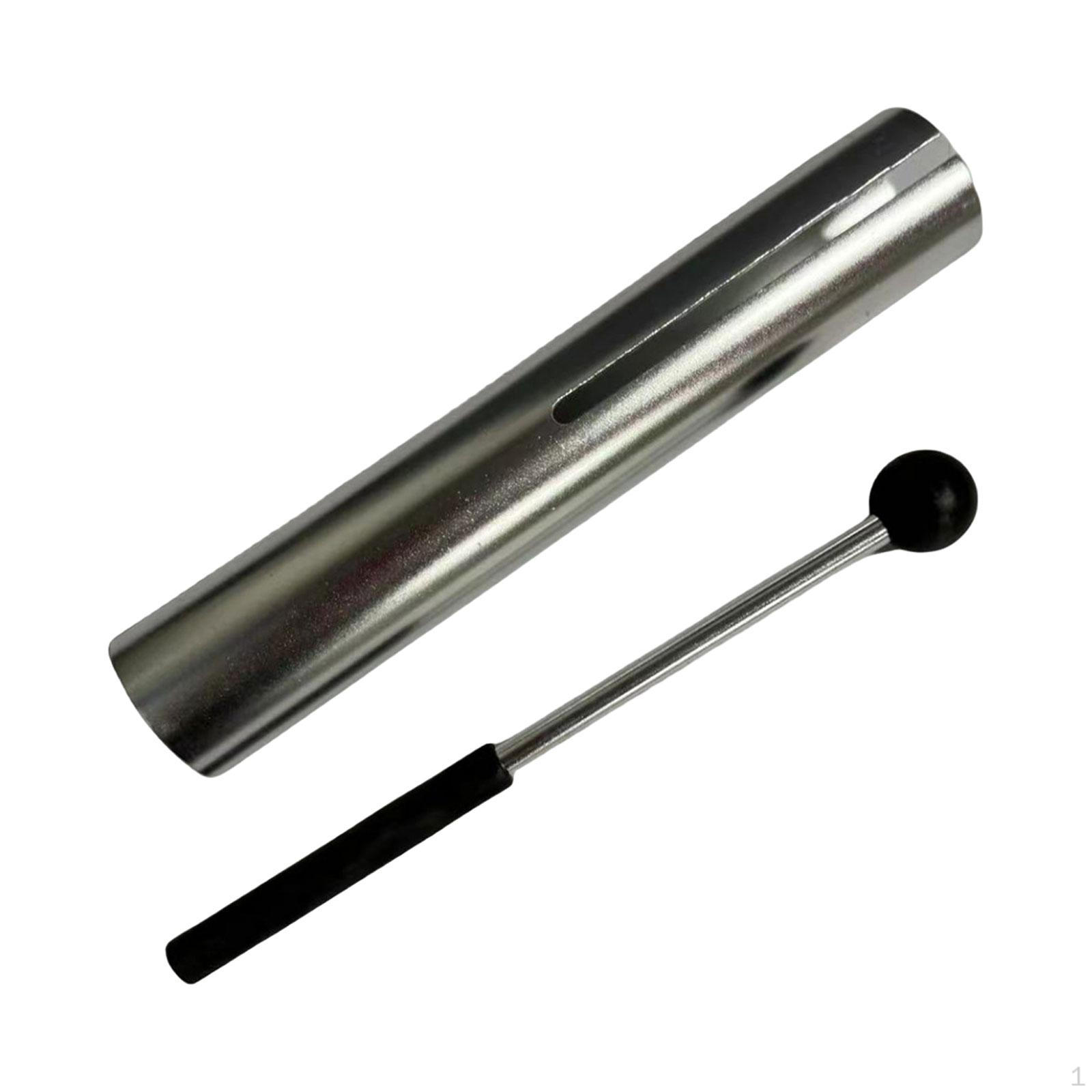 Guiro Instrument Shaker Musical Training Tool Kids Adults Wah-wah Tube Tone