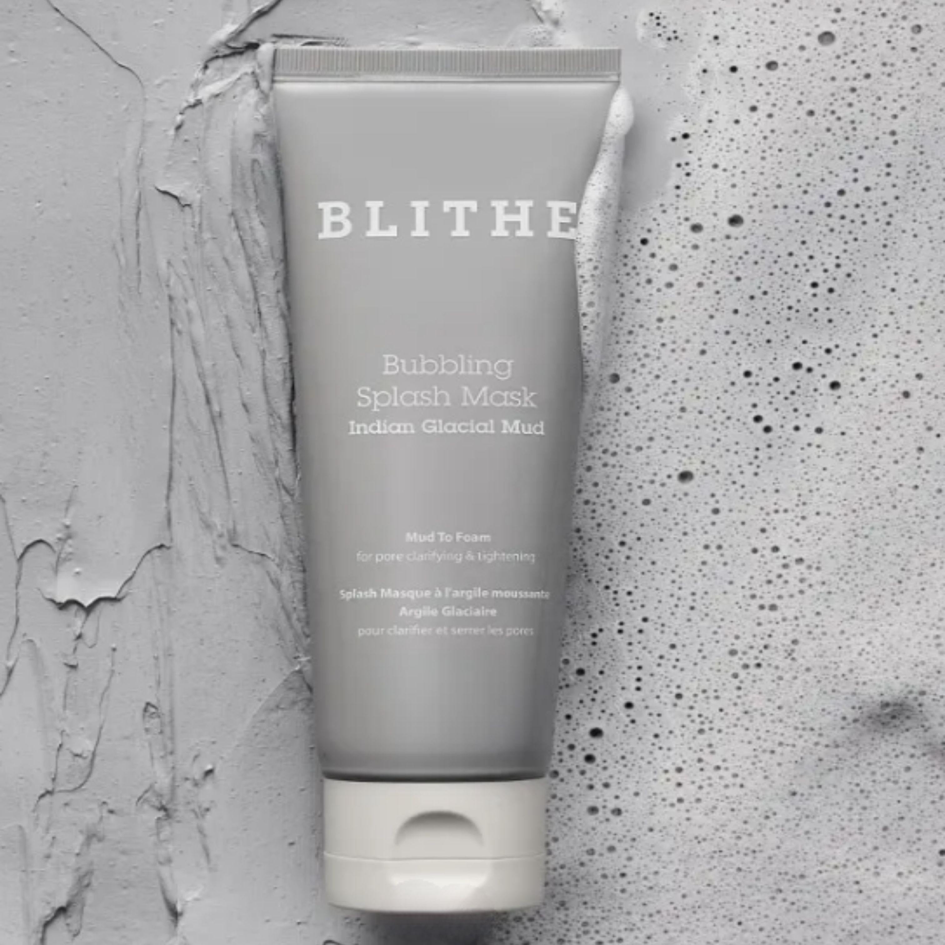 BLITHE Bubbling Splash Mud Mask Pack to Foam – Pore Refining Mud Cleanser 120ml