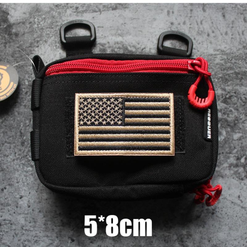 Vyšívaná vlajka Velcro náramek ruský americký německý Velcro britská morálka odznak nášivka odznak balíček nálepka