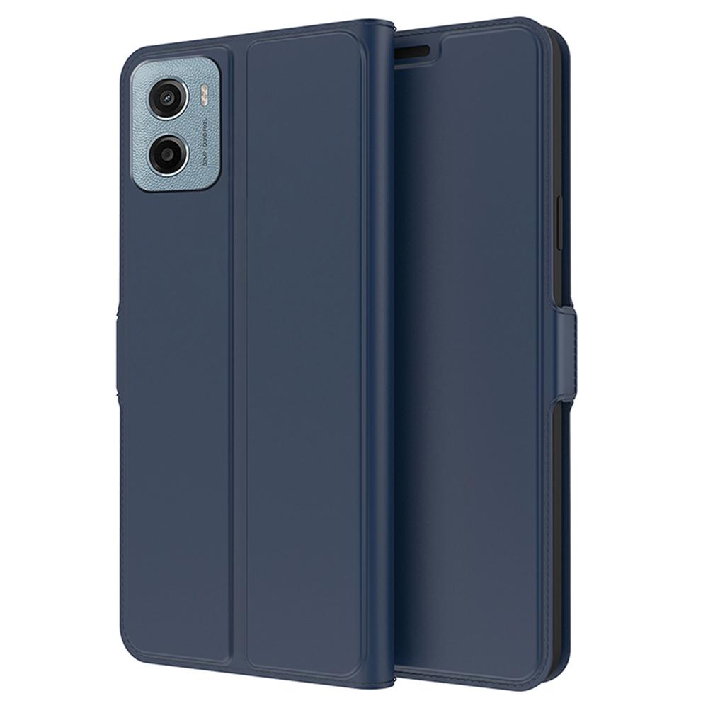 For Motorola Moto E15 4G/G05 4G Case Shockproof TPU Inner Shell Leather Phone Cover Card Slot