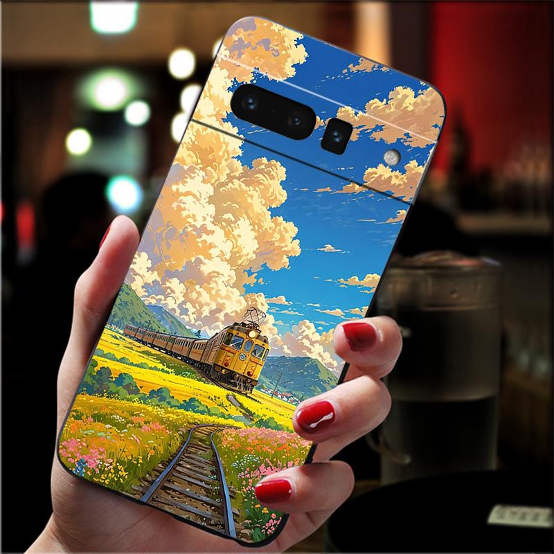 Anime Sceneary Art Phone Case For Google Pixel 10 9 Pro XL 9A 8 7 6 Pro Pixel 8A 7A 6A Pixel 8 7 6 5