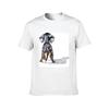 Dachshund Dog Pupy Back T-Shirt Funny T Shirts Man Man T Shirt Summer T-Shirt
