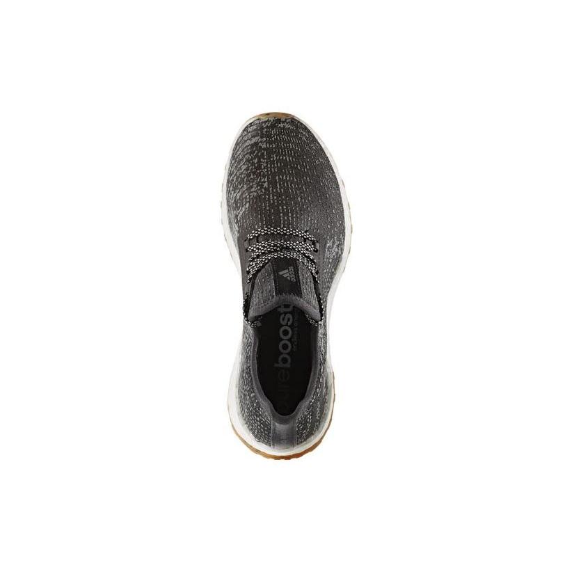 adidas Pureboost X Cushioning, Wear Resistant Low Top Running Shoes Unisex Black White BB3796