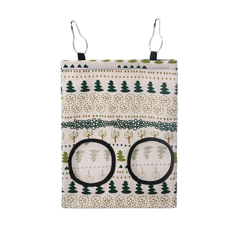 Large Capacity Hanging Hay Feeder Hook-Secured Small Pet Feeding Bag Rabbit Hay Bag  Pet Supply