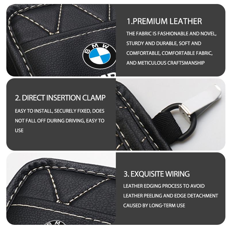 Car Air Vent Hanging Storage Box Mobile Phone Key Trash Can For BMW M Performance E36 E46 E60 E90 E91 E92 E93 F30 F20 yshk28