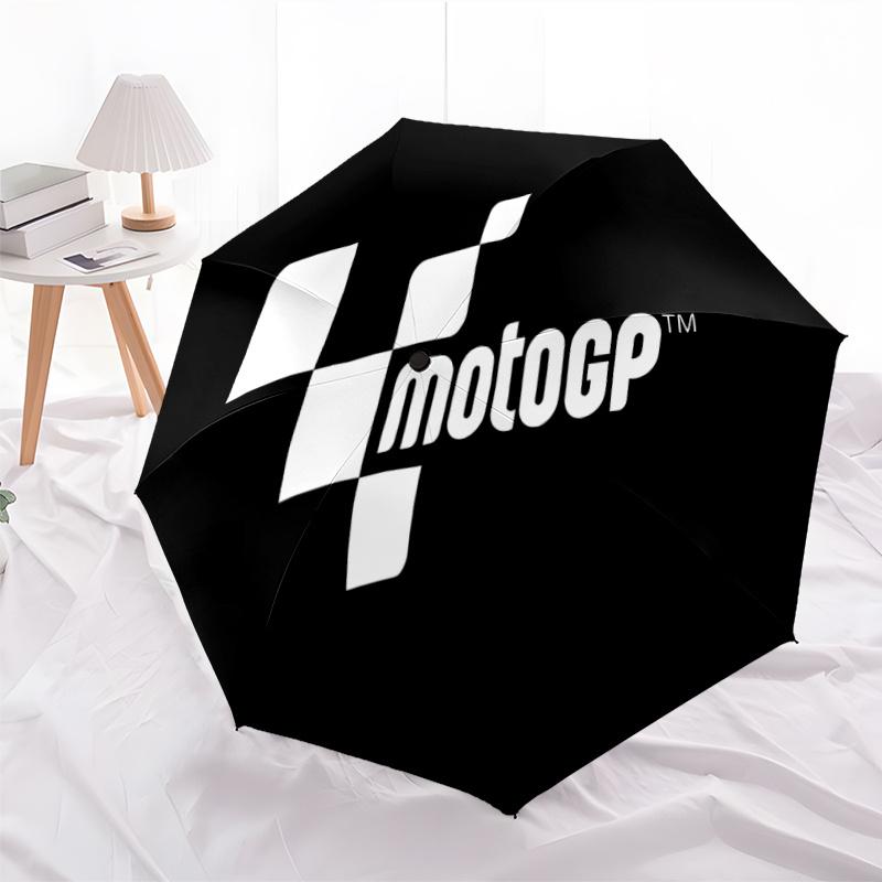 Motogp Logo Automatic Opening And Closing Umbrella Cartoon Logo Design Portable And Foldable For All Seasons Traveldailysmall Luxuryoutdoor